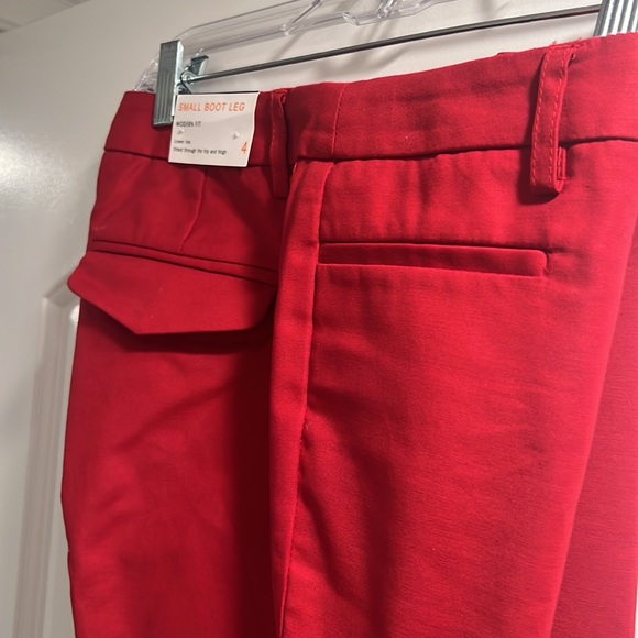 NWT Classic Boot Leg Red Trouser - Picture 3 of 10